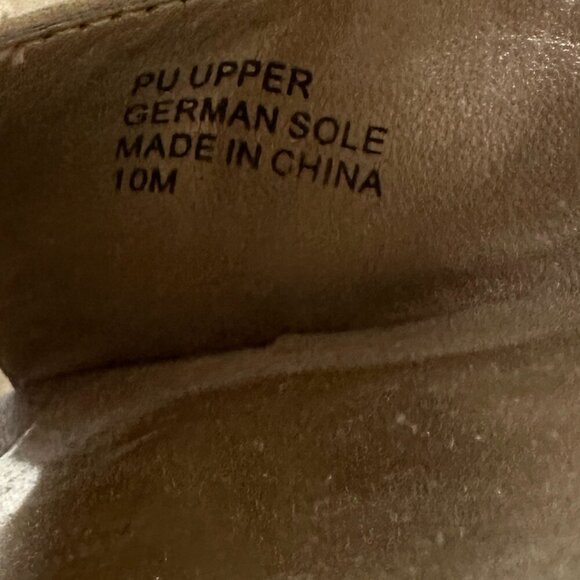 Audrey Brooke Paige Rhinestone Wedge Braided T-Strap Sandals in Gold - Size 10 - Picture 9 of 10